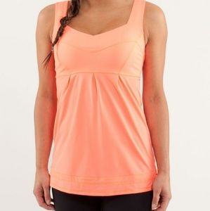 Lululemon Orange Tame Me Tank
